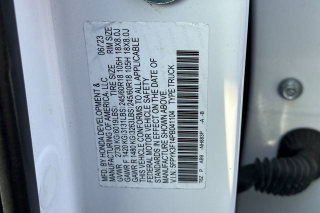 Used 2023 Honda Ridgeline Sport image 56