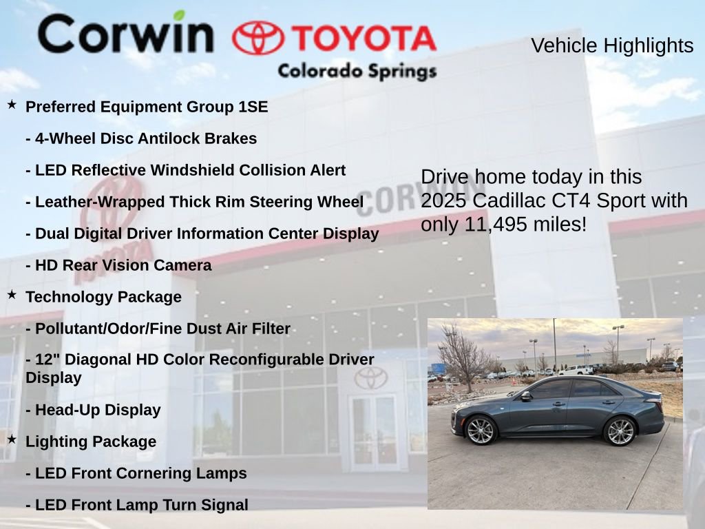 Used 2025 Cadillac CT4 Sport image 7