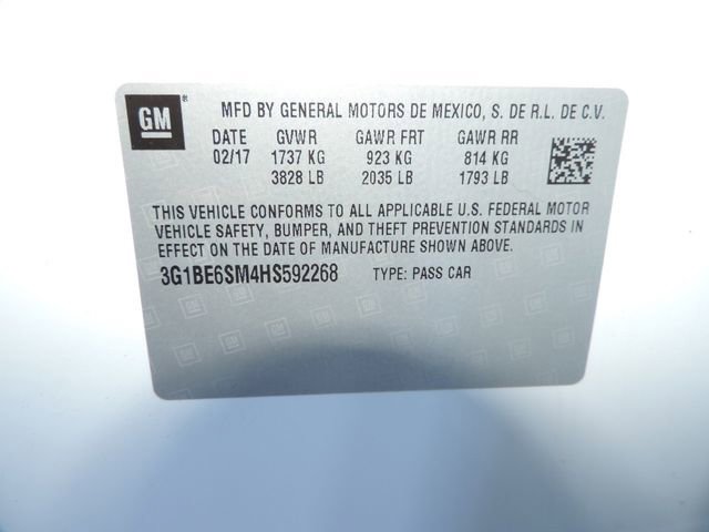 Certified 2017 Chevrolet Cruze LT w/ Convenience Package image 12