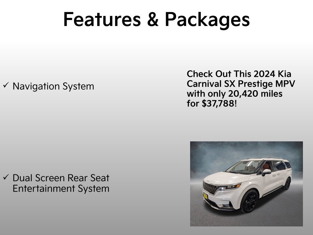 Certified 2024 Kia Carnival SX Prestige FWD image 4