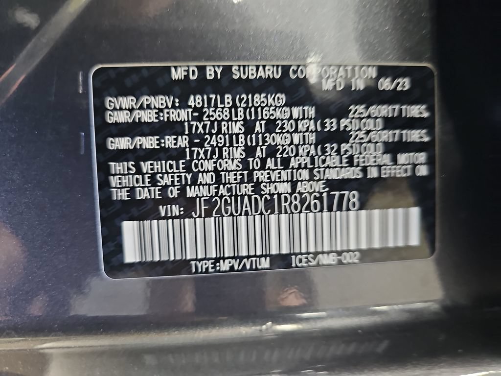 Used 2024 Subaru Crosstrek 2.0i Premium AWD/4WD image 34