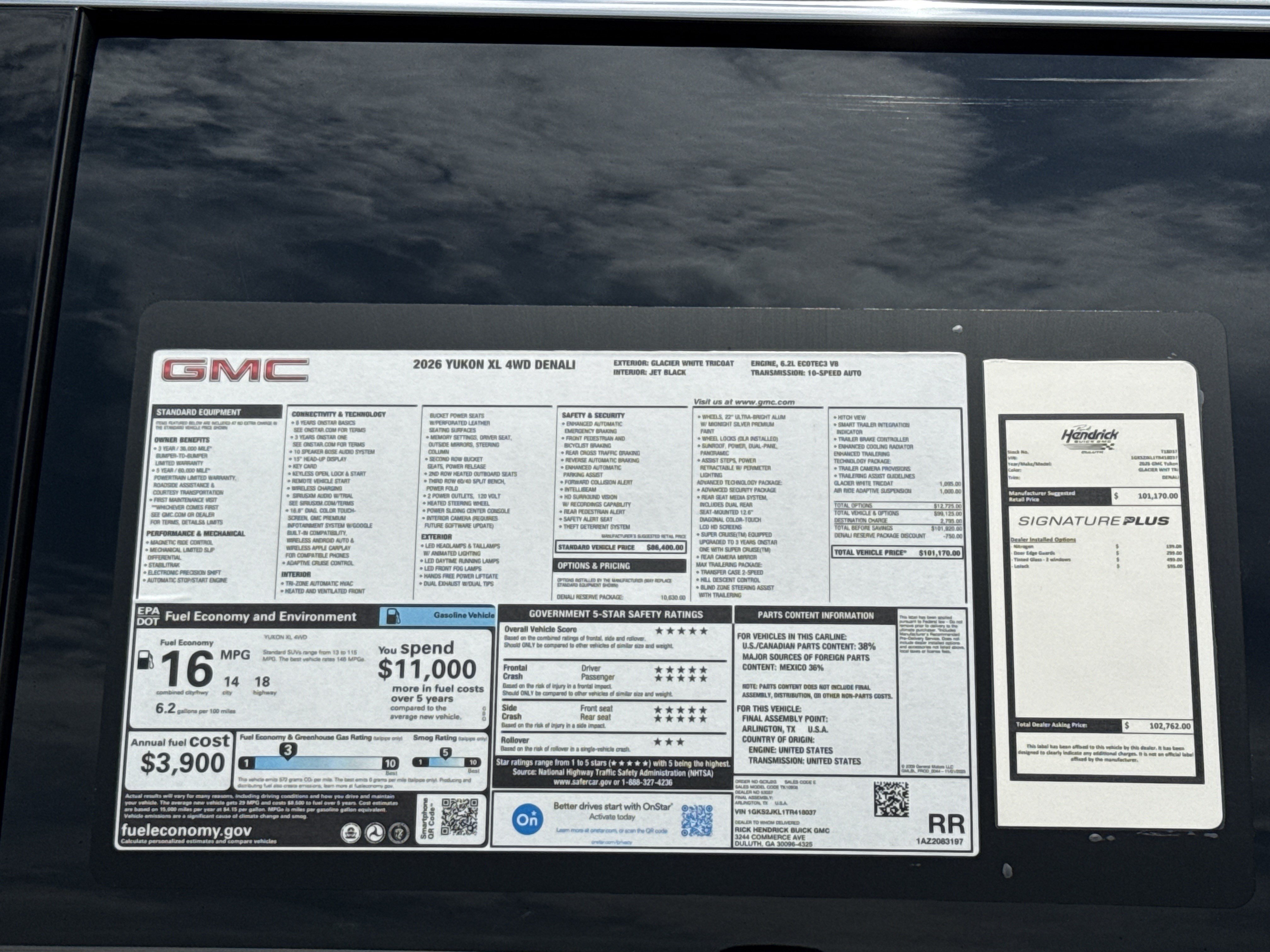 New 2026 GMC Yukon XL Denali w/ Denali Reserve Package AWD/4WD image 43