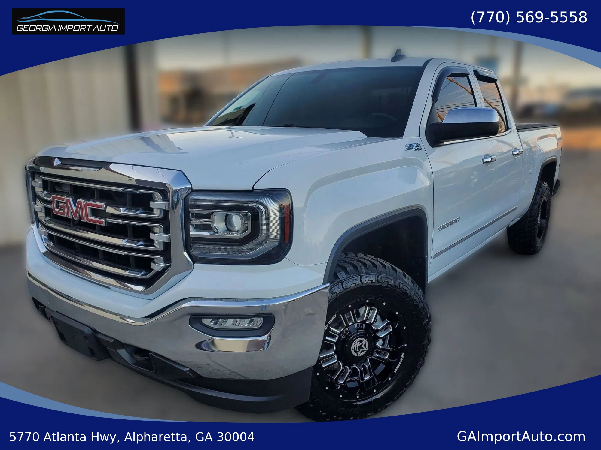 Used 2016 GMC Sierra 1500 SLT w/ SLT Premium Package AWD/4WD image 1