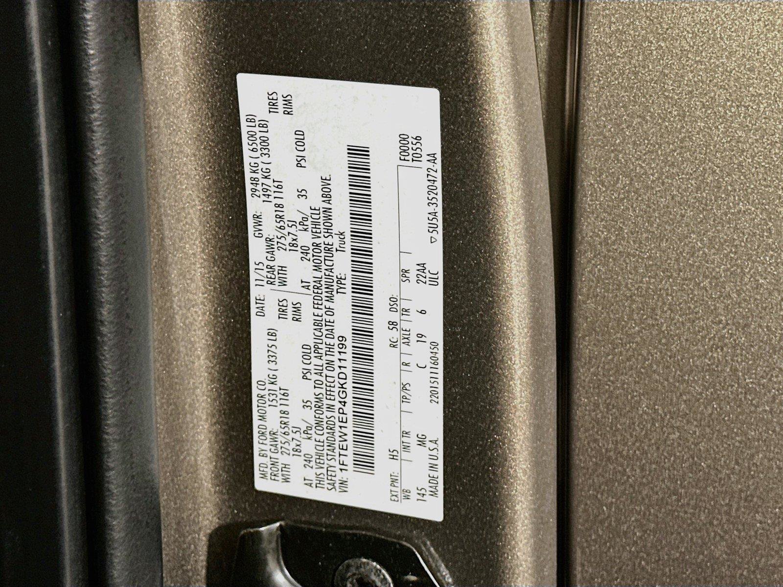 Used 2016 Ford F150 XLT w/ Equipment Group 302A Luxury AWD/4WD image 22
