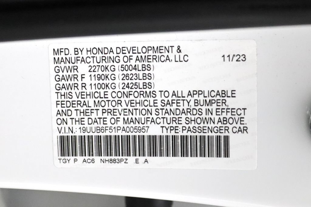 Certified 2023 Acura TLX SH-AWD w/ A-SPEC Pkg image 29