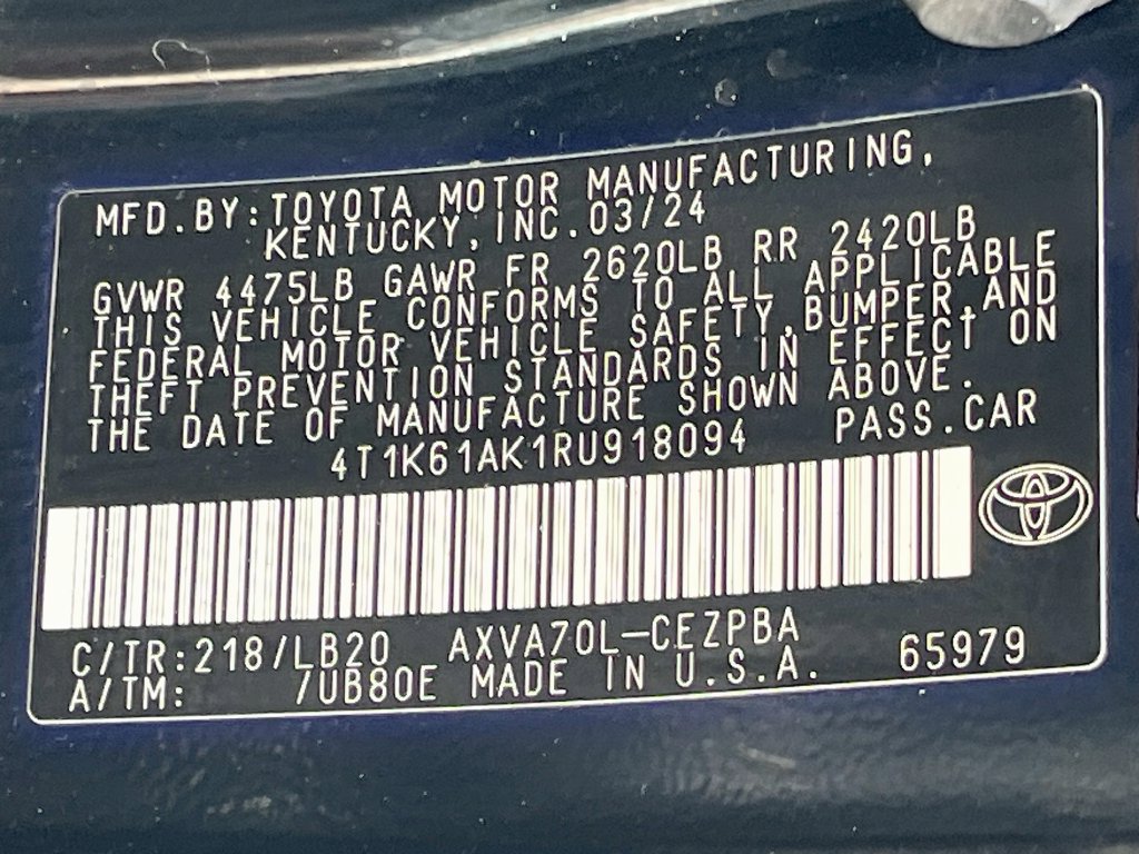 Used 2024 Toyota Camry XSE FWD image 30