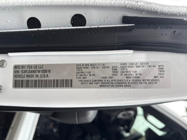 New 2026 Jeep Wrangler Sport S image 16