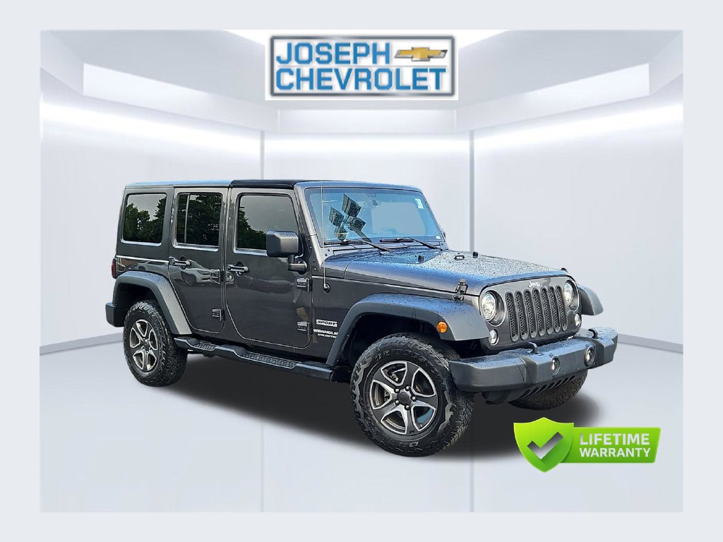 Used 2017 Jeep Wrangler Unlimited Sport w/ Quick Order Package 24S AWD/4WD 360° Tour