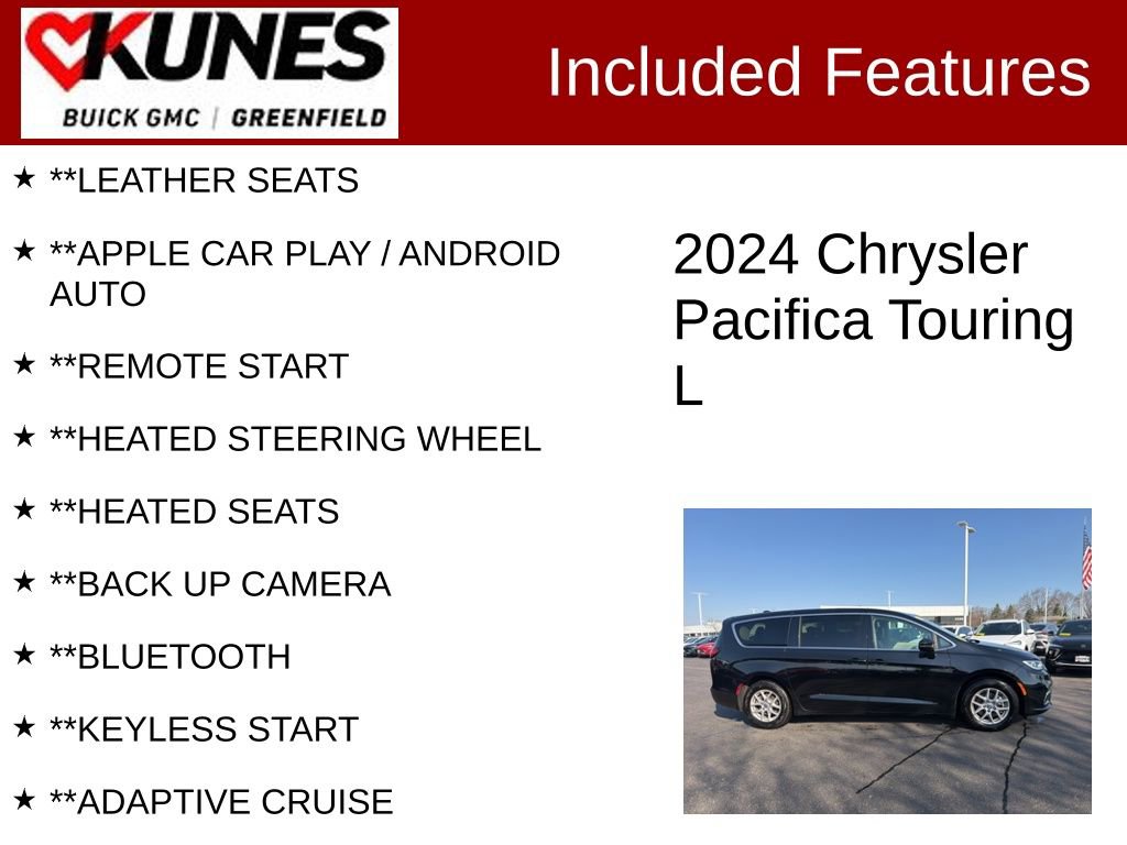 Used 2024 Chrysler Pacifica Touring-L FWD image 2