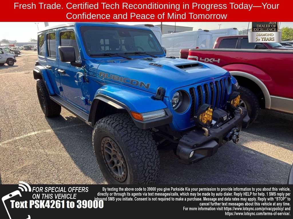 Used 2023 Jeep Wrangler Unlimited Rubicon 392 w/ Xtreme Recon 35" Tire Package AWD/4WD image 1