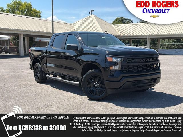 New 2026 Chevrolet Silverado 1500 Custom w/ Turbomax Blackout Package