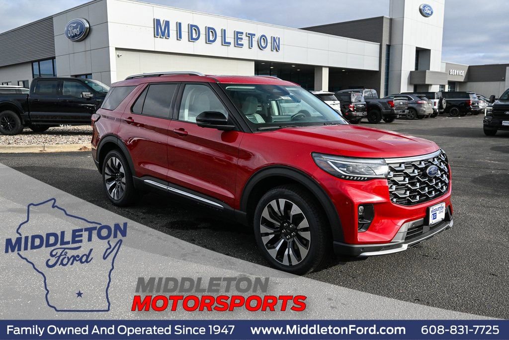 New 2026 Ford Explorer Platinum w/ LUX Leather Package