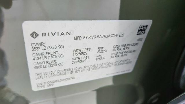Used 2022 Rivian R1S Launch Edition image 62