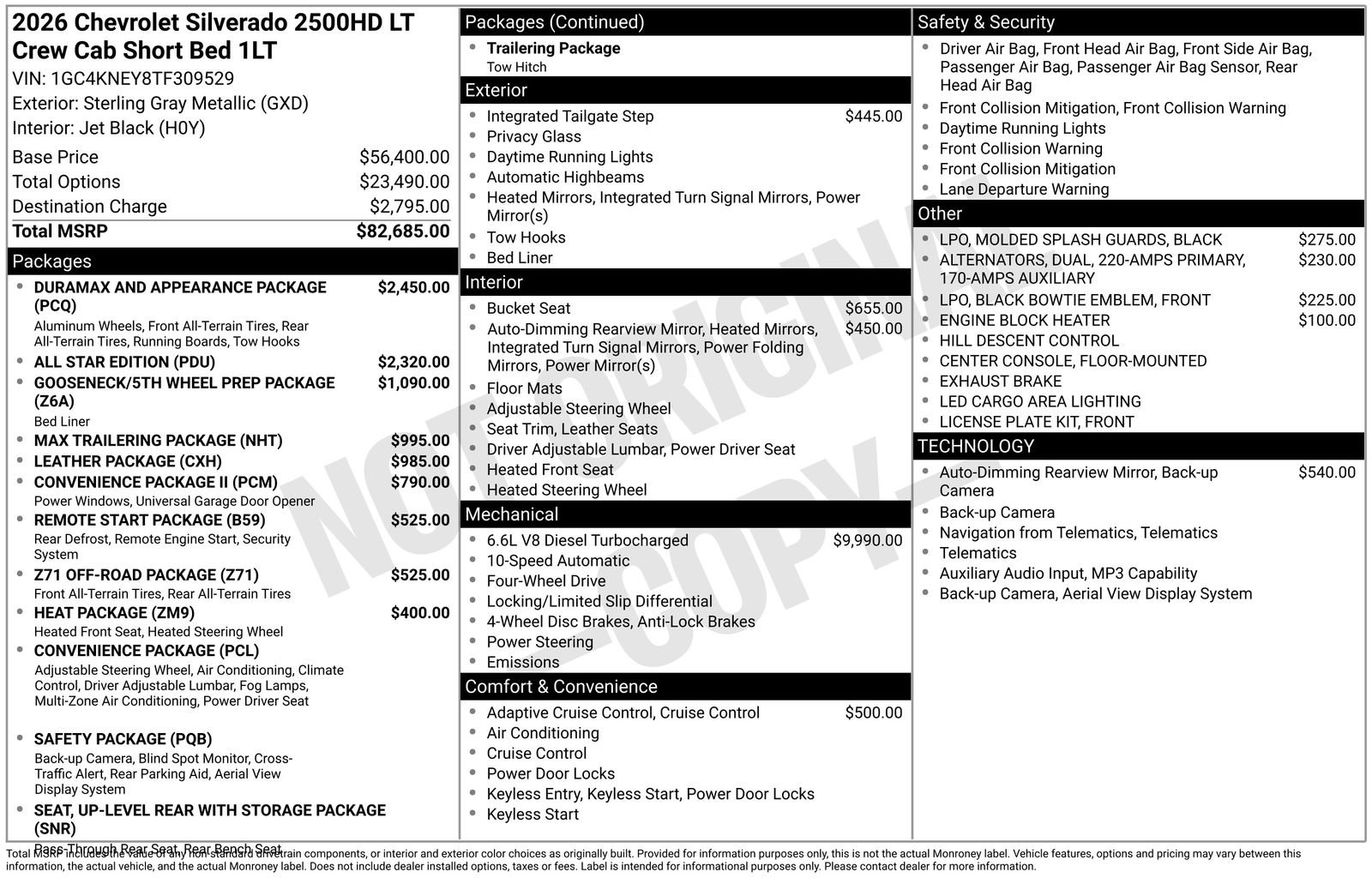 New 2026 Chevrolet Silverado 2500 LT AWD/4WD image 5
