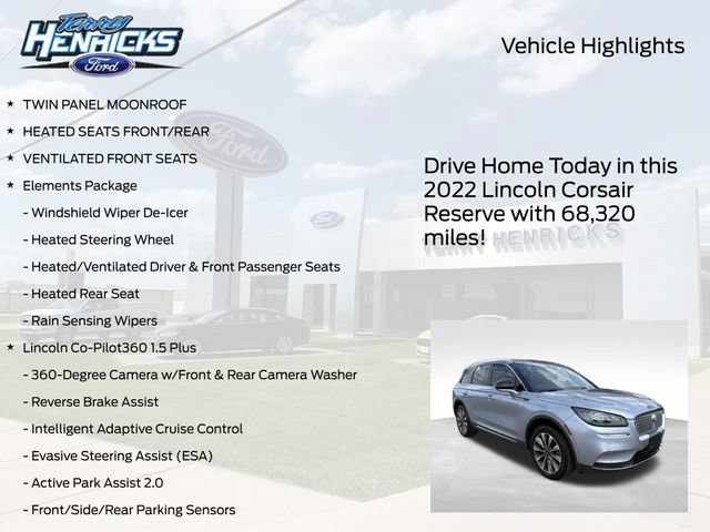 Used 2022 Lincoln Corsair Reserve w/ Equipment Group 201A AWD/4WD image 4