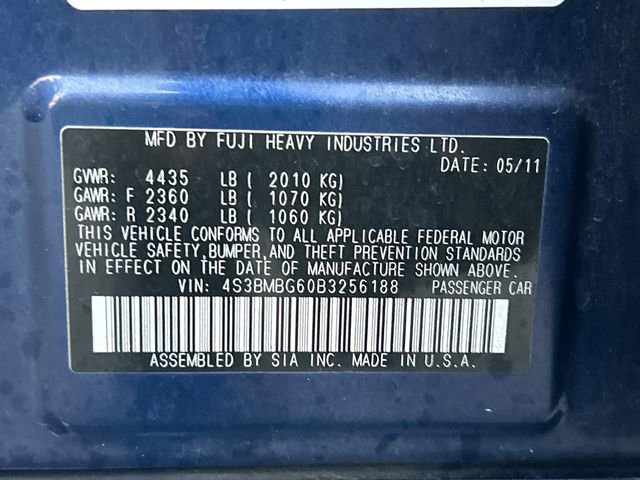 Used 2011 Subaru Legacy 2.5i Premium image 17