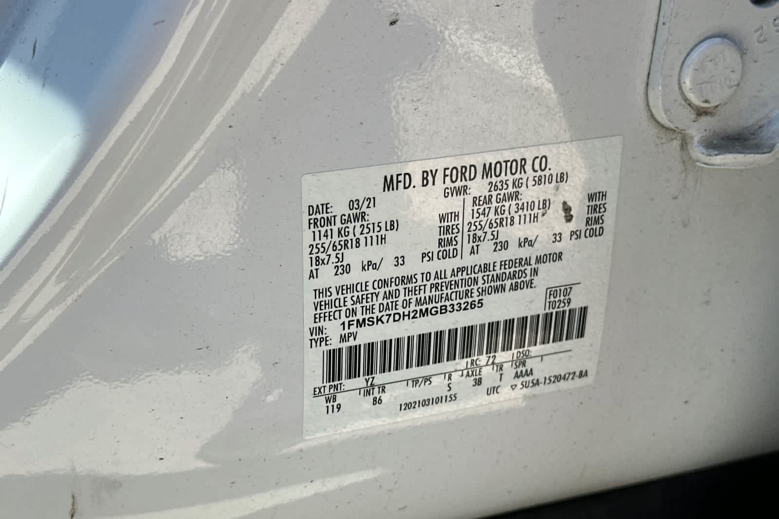 Used 2021 Ford Explorer XLT RWD image 32