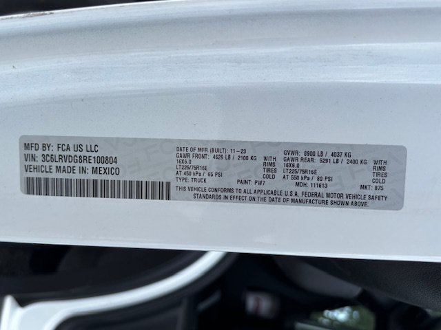 Used 2024 RAM ProMaster 2500 w/ Quick Order Package 22G SLT FWD image 19