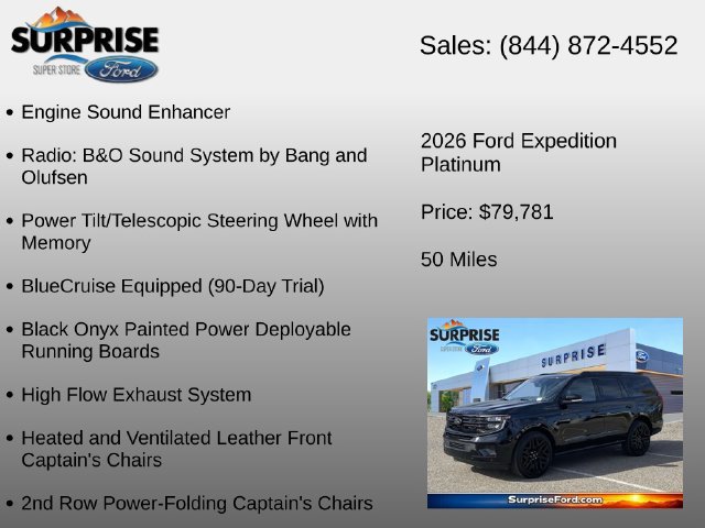 Used 2026 Ford Expedition Platinum w/ Stealth Performance Package AWD/4WD image 30