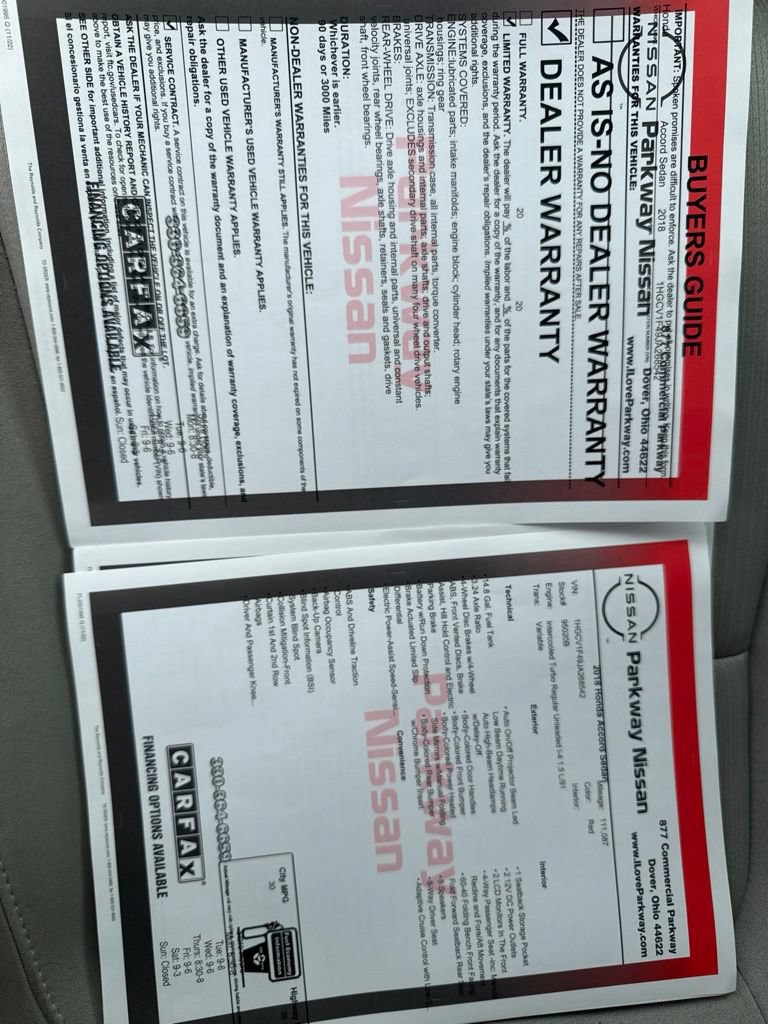 Used 2018 Honda Accord EX image 31