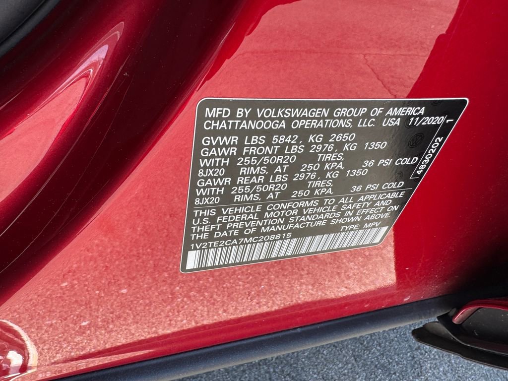 Used 2021 Volkswagen Atlas Cross Sport SEL Premium image 31