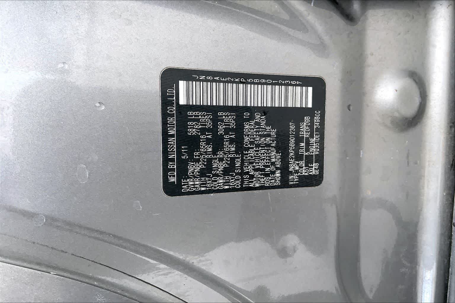 Used 2011 Nissan Quest SV FWD image 20