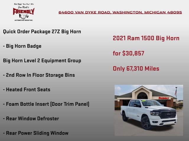 Used 2021 RAM 1500 Big Horn AWD/4WD image 5