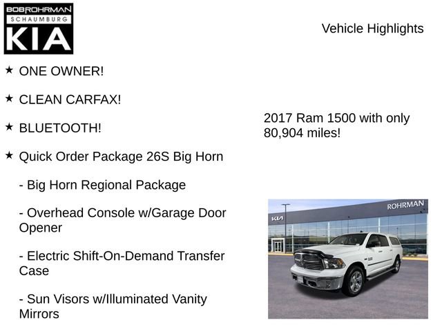 Used 2017 RAM 1500 Big Horn AWD/4WD image 8