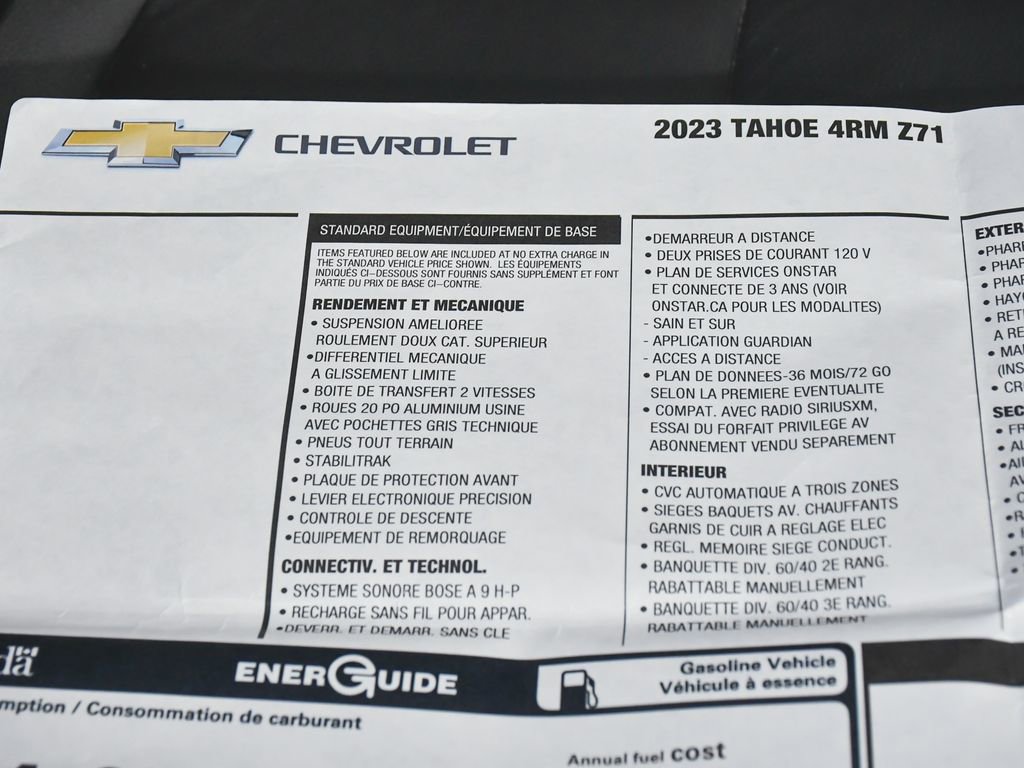 Used 2023 Chevrolet Tahoe Z71 image 60