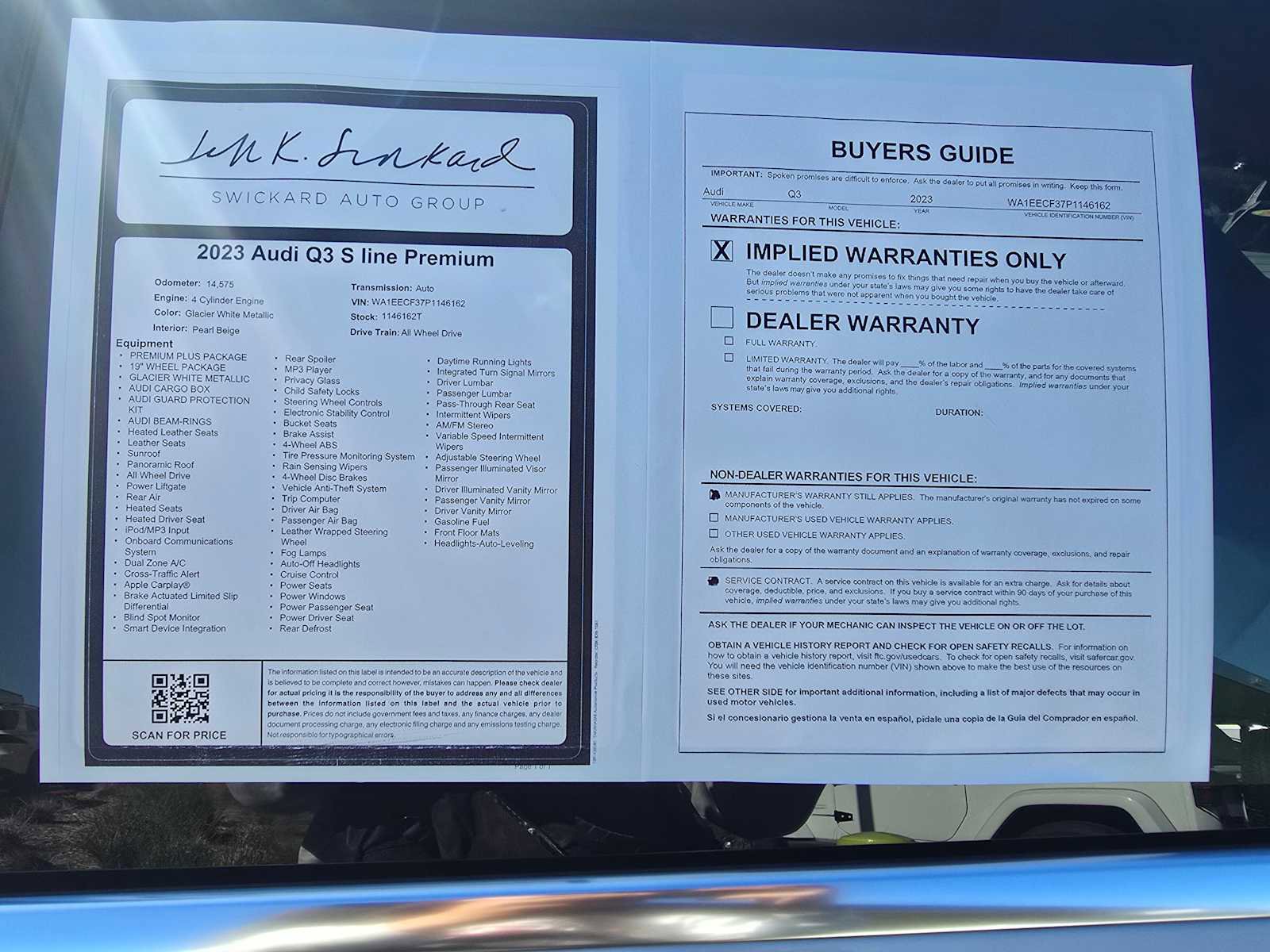 Used 2023 Audi Q3 2.0T Premium Plus w/ Premium Plus Package image 19