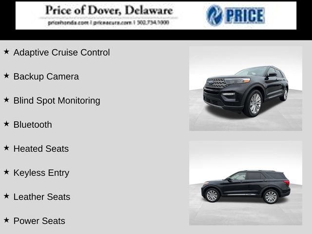 Used 2022 Ford Explorer Limited w/ Equipment Group 301A AWD/4WD image 2