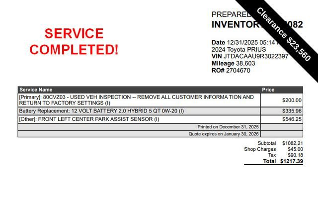 Used 2024 Toyota Prius LE image 7
