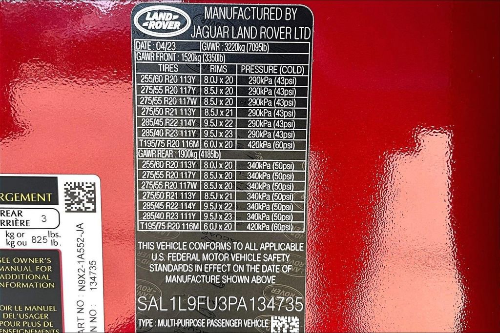 Used 2023 Land Rover Range Rover Sport SE Dynamic image 34