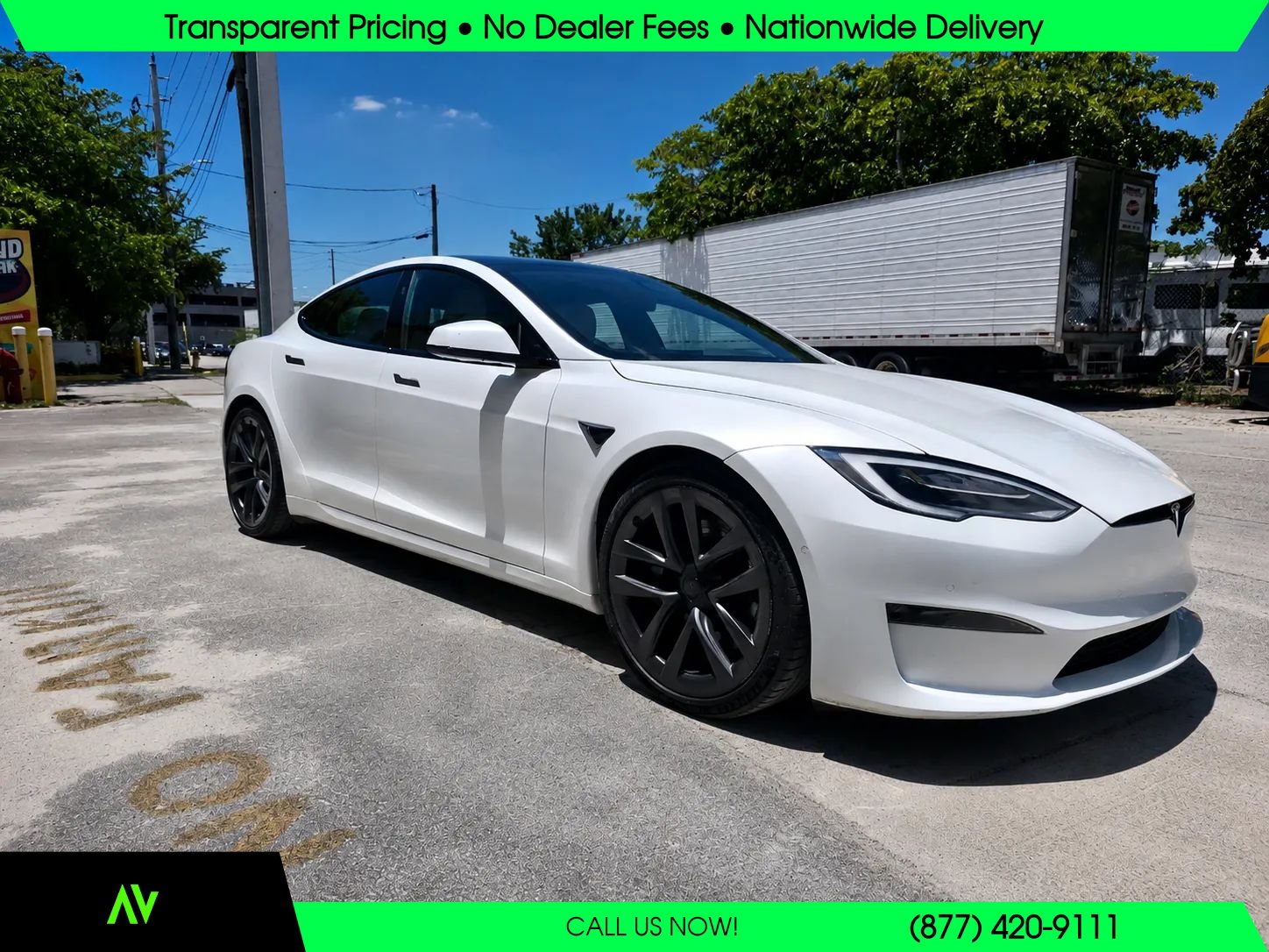 Used 2021 Tesla Model S Plaid AWD/4WD image 7