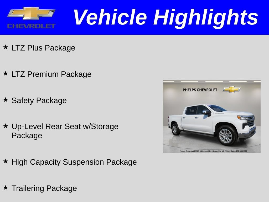 Used 2022 Chevrolet Silverado 1500 LTZ w/ LTZ Premium Package RWD image 3