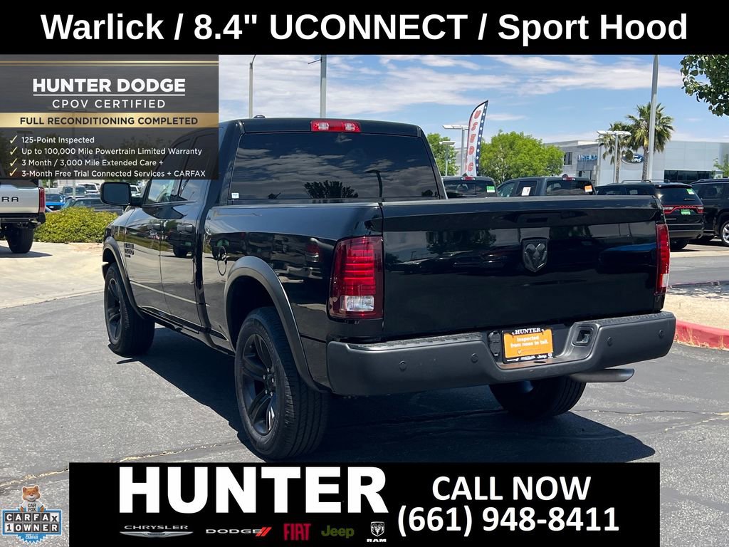 Certified 2022 RAM 1500 Classic Warlock w/ Electronics Group RWD image 3