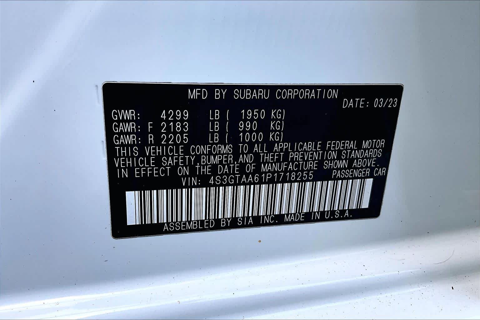 Used 2023 Subaru Impreza 2.0i AWD/4WD image 36