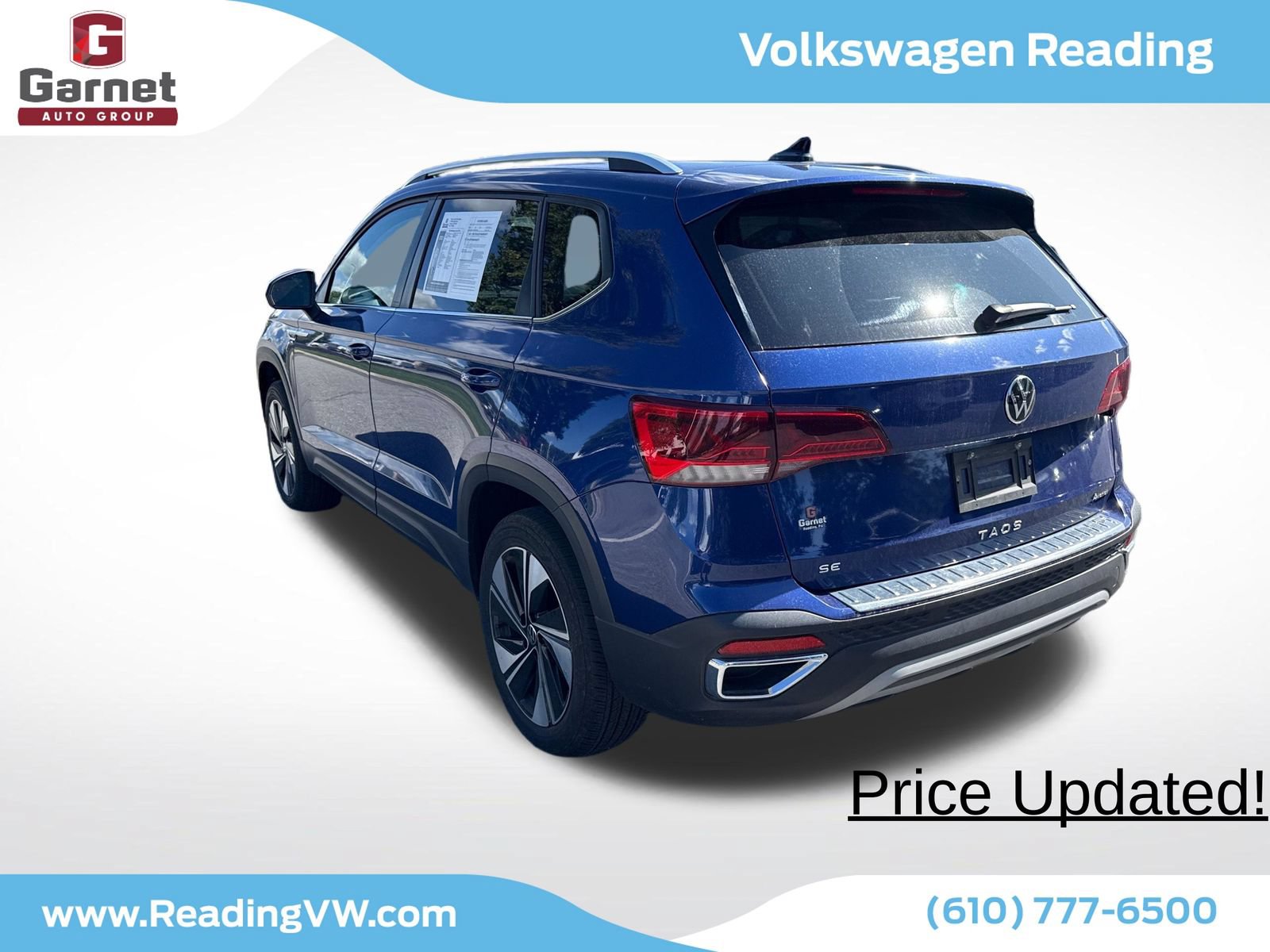 Used 2024 Volkswagen Taos SE AWD/4WD image 3