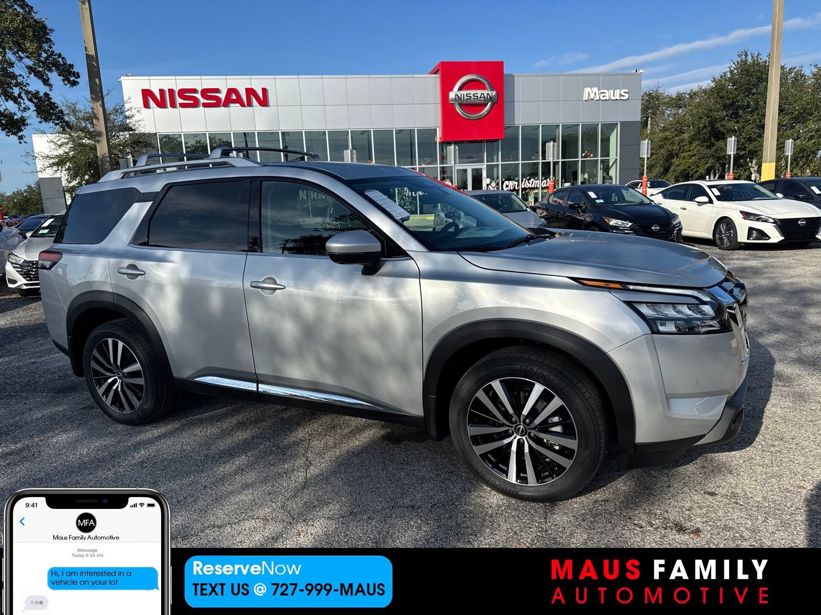 New 2025 Nissan Pathfinder Platinum w/ Cargo Package