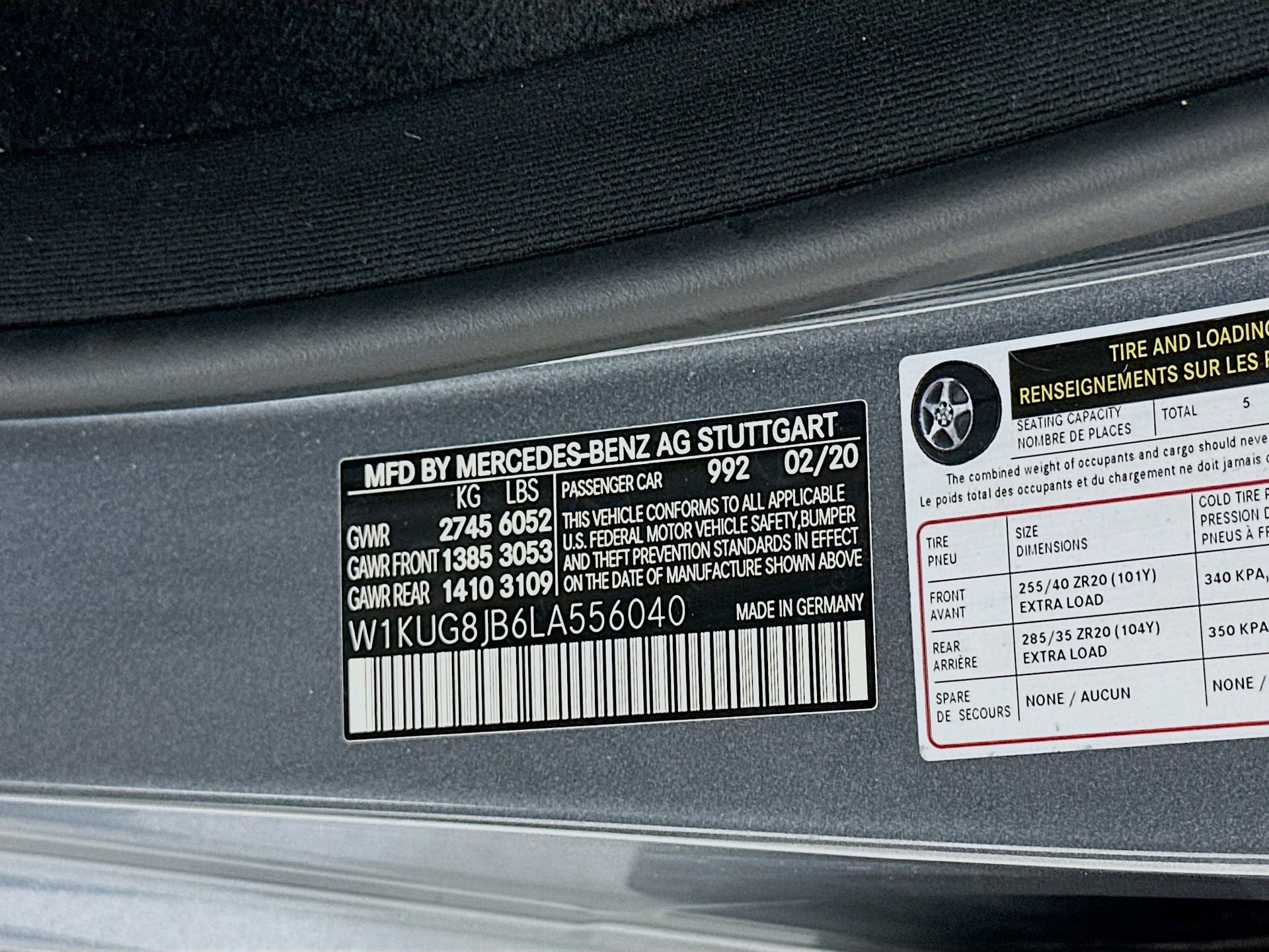 Certified 2020 Mercedes-Benz S 63 AMG 4MATIC Sedan image 35