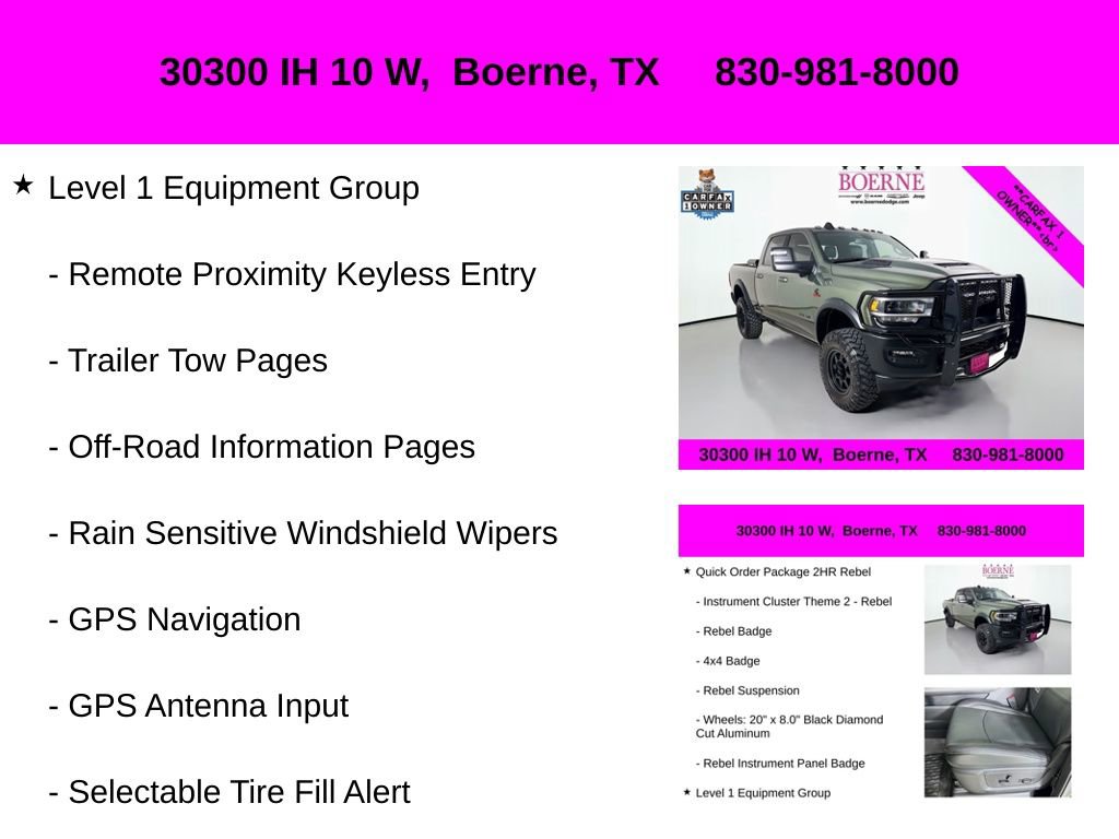 Used 2024 RAM 2500 Rebel w/ Towing Technology Group image 40