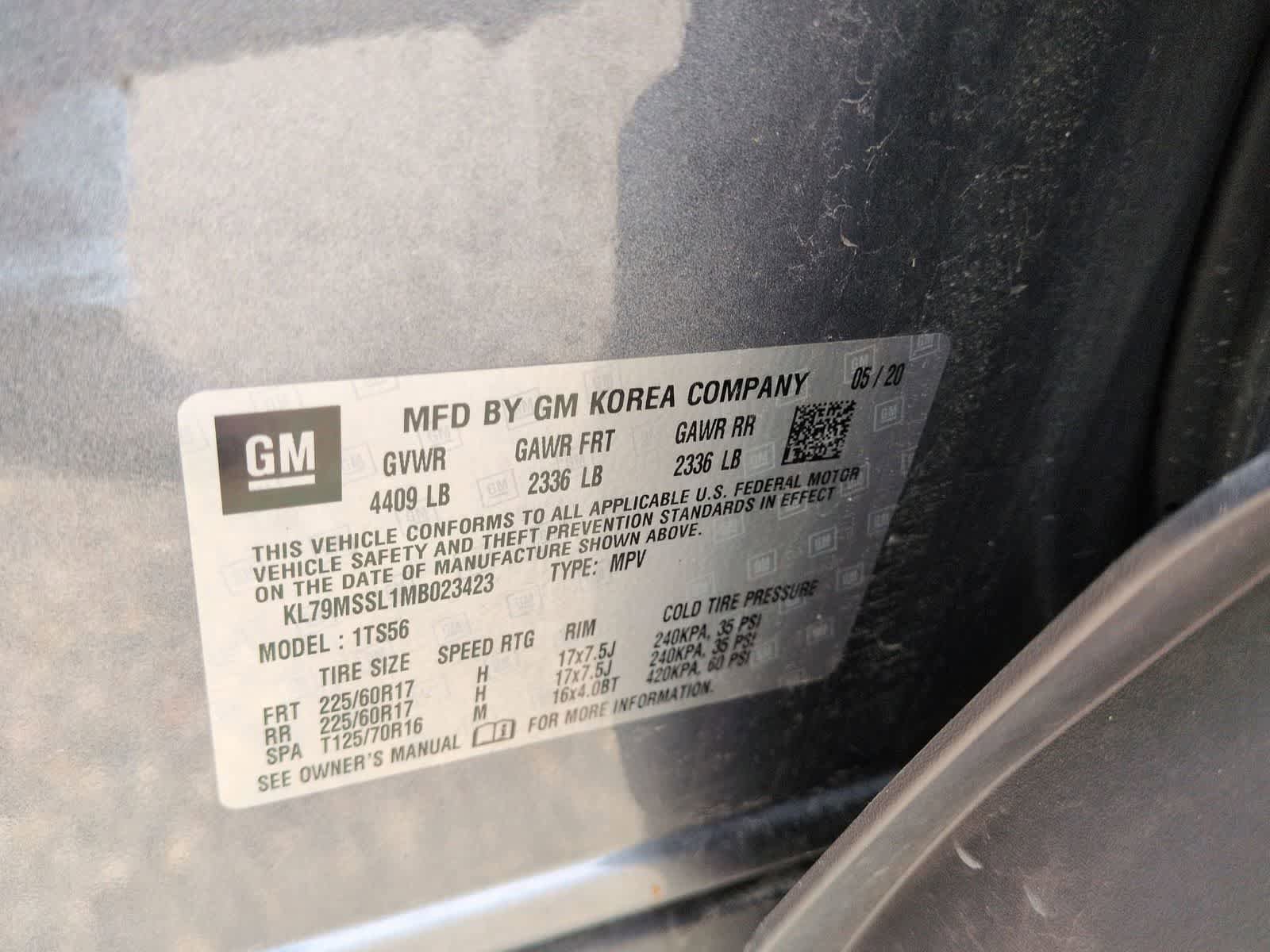 Used 2021 Chevrolet TrailBlazer ACTIV w/ Sun and Liftgate Package AWD/4WD image 37