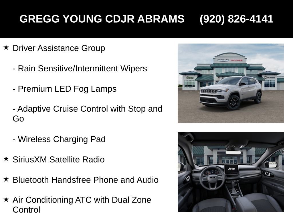 New 2026 Jeep Compass Latitude w/ Quick Order Package 29K image 19