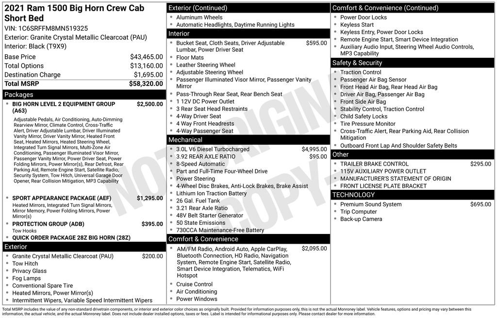 Used 2021 RAM 1500 Big Horn AWD/4WD image 26