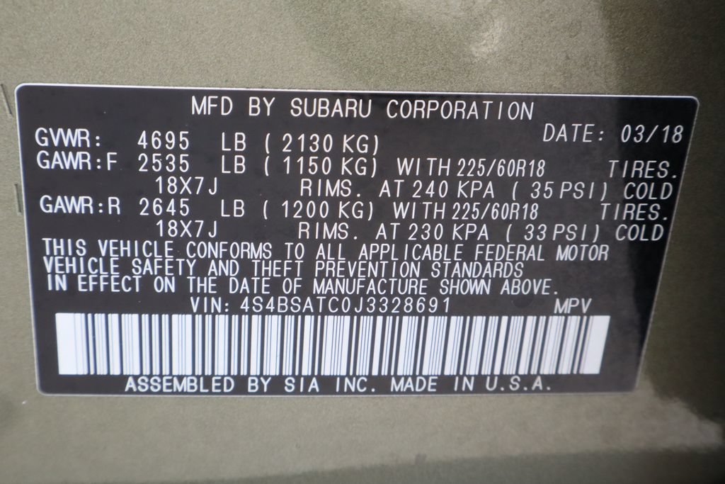 Used 2018 Subaru Outback 2.5i Touring AWD/4WD image 35