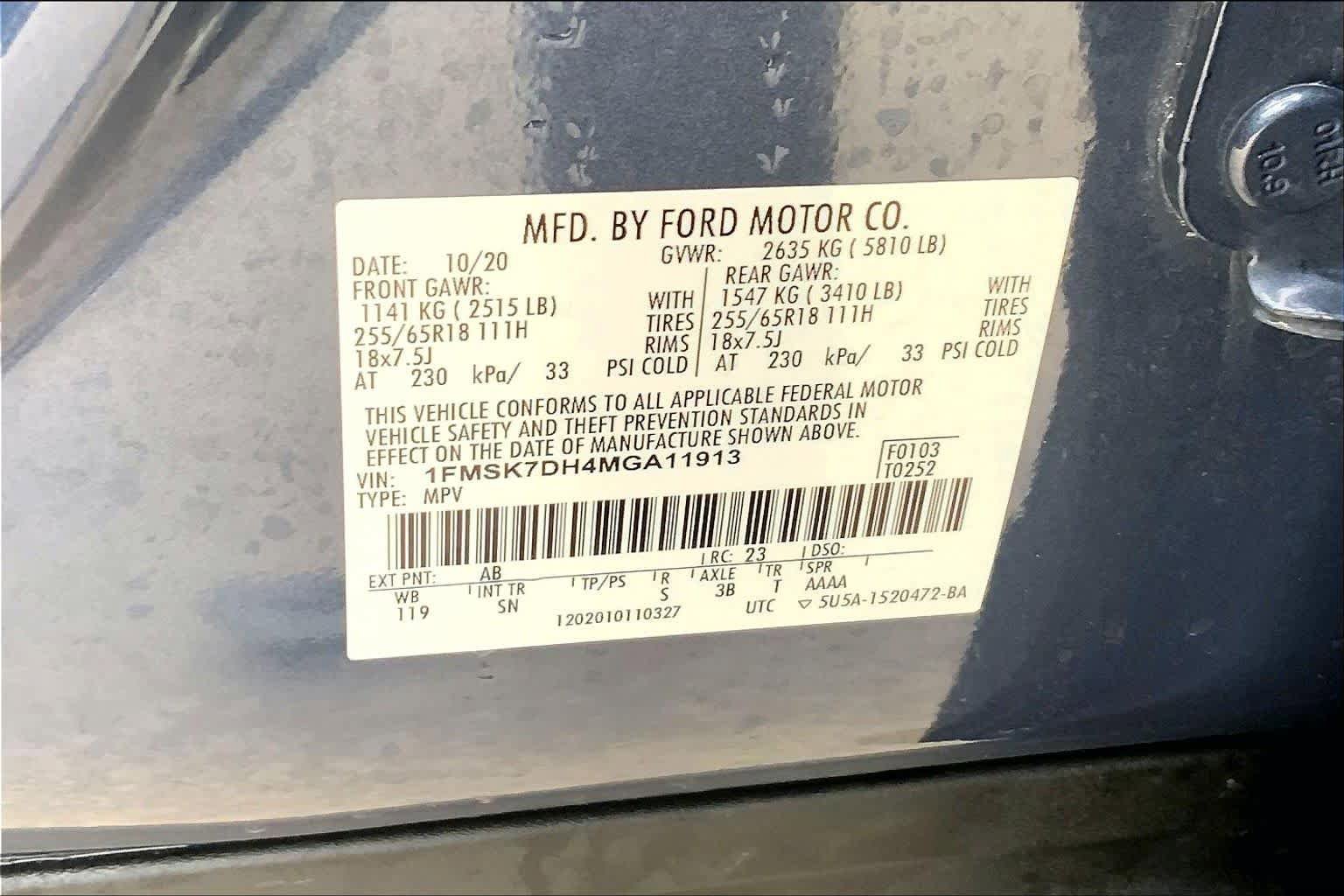 Used 2021 Ford Explorer XLT w/ Equipment Group 202A RWD image 36