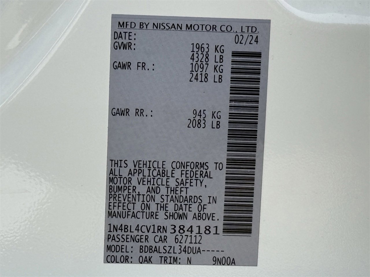 Used 2024 Nissan Altima 2.5 SR image 26