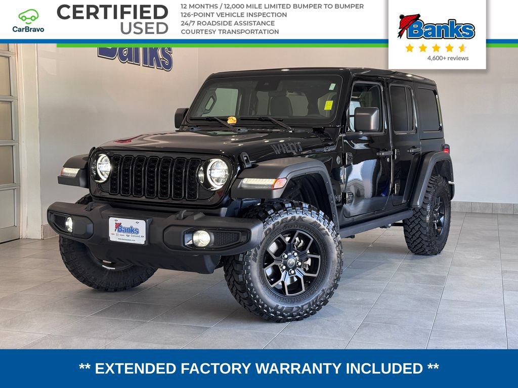 Used 2025 Jeep Wrangler Unlimited Sport AWD/4WD image 1