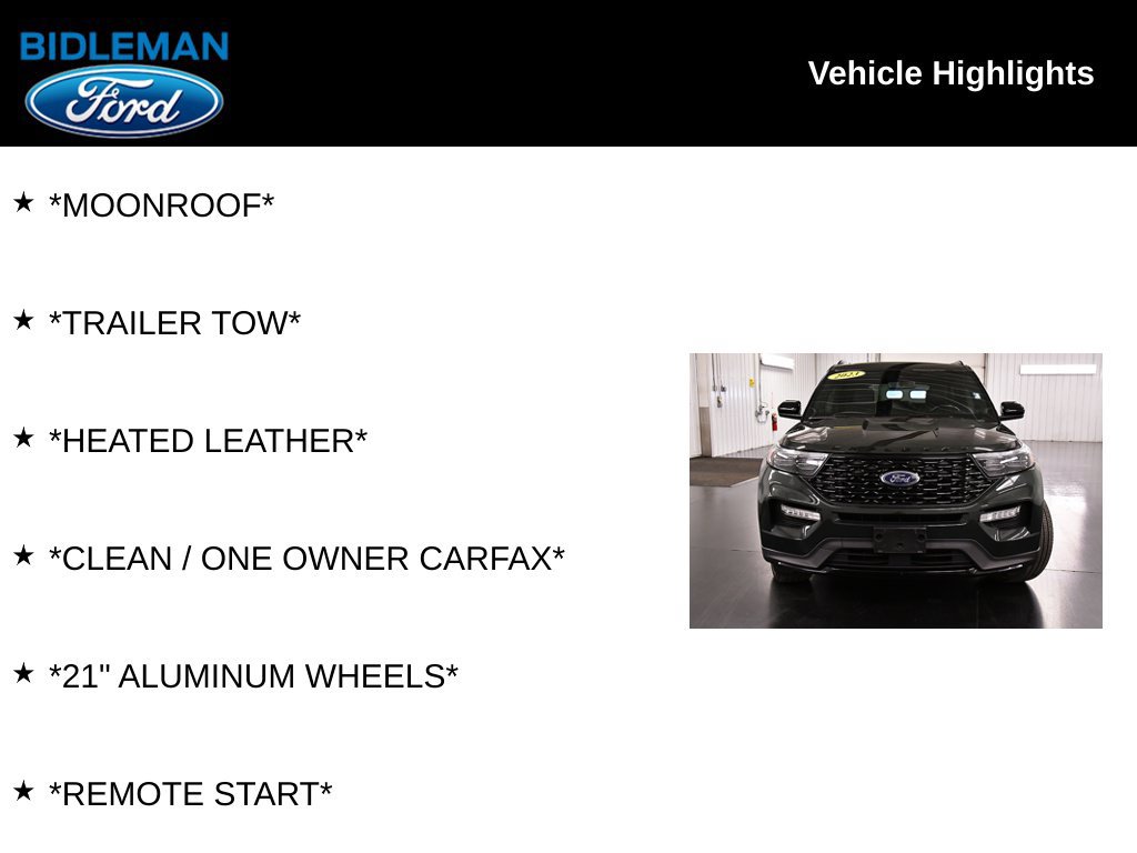 Used 2023 Ford Explorer ST-Line w/ Class IV Trailer Tow Package AWD/4WD image 10