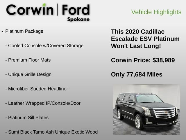 Used 2020 Cadillac Escalade ESV Platinum AWD/4WD image 6